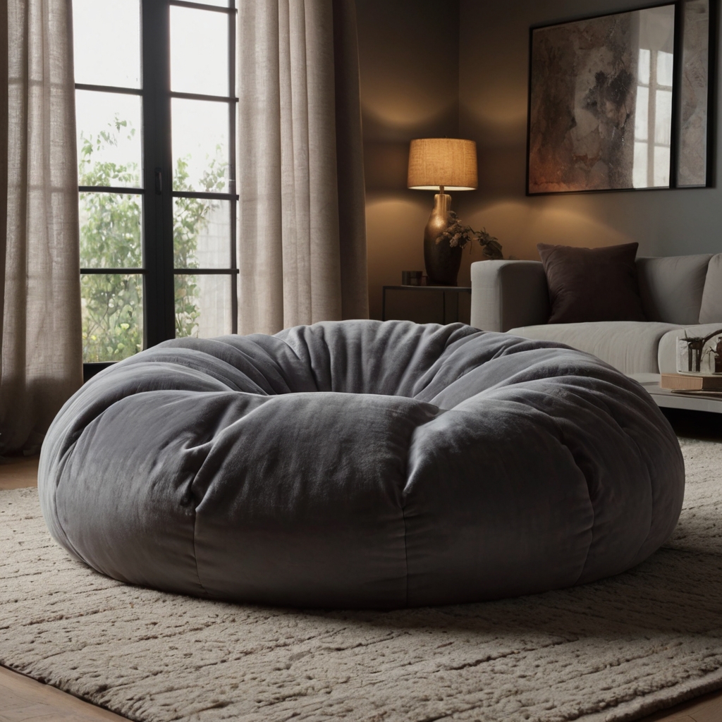 Go big with oversized floor pillows that provide maximum comfort for lounging or relaxing. A perfect addition to a cozy living room or media space.