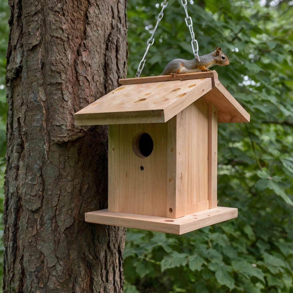 Protect your bird friends with squirrel-proof birdhouses. Designed for security, they offer a safe haven and keep unwanted visitors at bay.