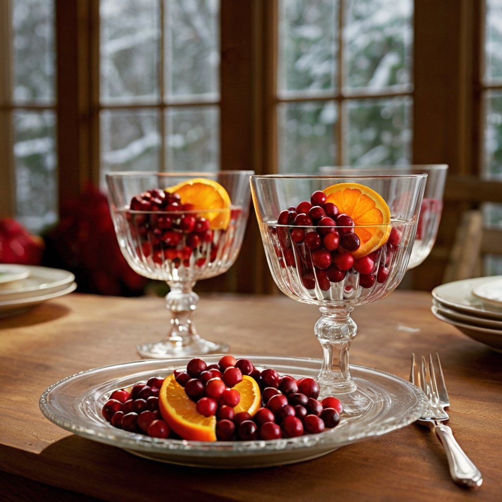 Combine cranberries, orange slices, and cinnamon for a fragrant and vibrant centerpiece that smells as good as it looks.