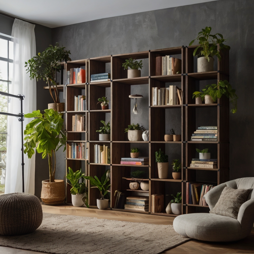 Reimagine your living space with modular cube shelving for ultimate versatility. Organize with style—perfect for plants, books, and décor!