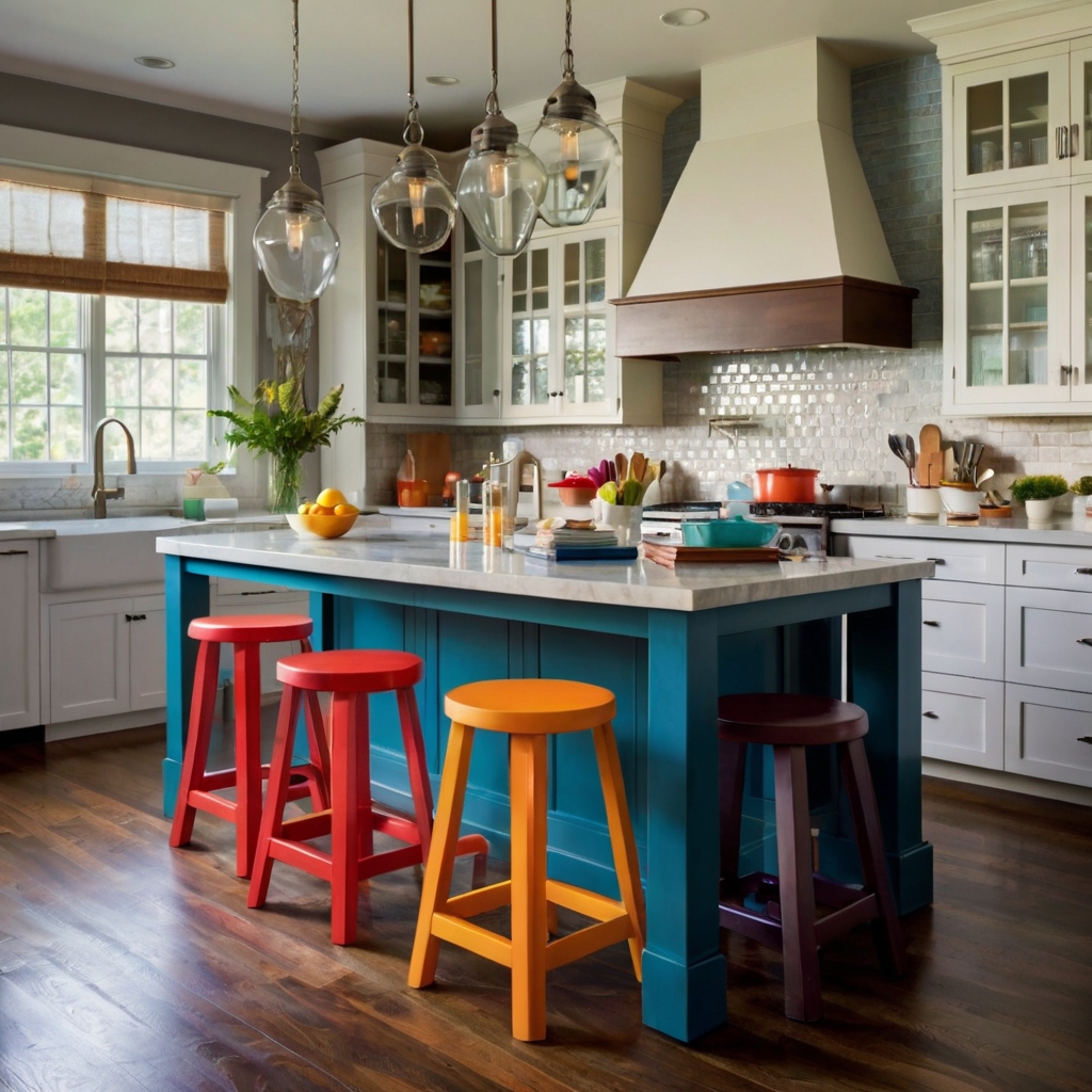Sturdy and colorful plastic stools are perfect for busy family kitchens. Explore bright, practical designs that handle everyday wear and add fun to the space.