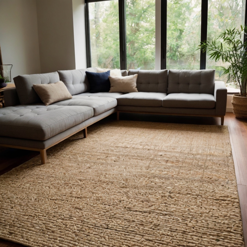 Eco-Friendly Rugs: Sustainable rugs made from bamboo, hemp, or cotton bring eco-conscious style.
