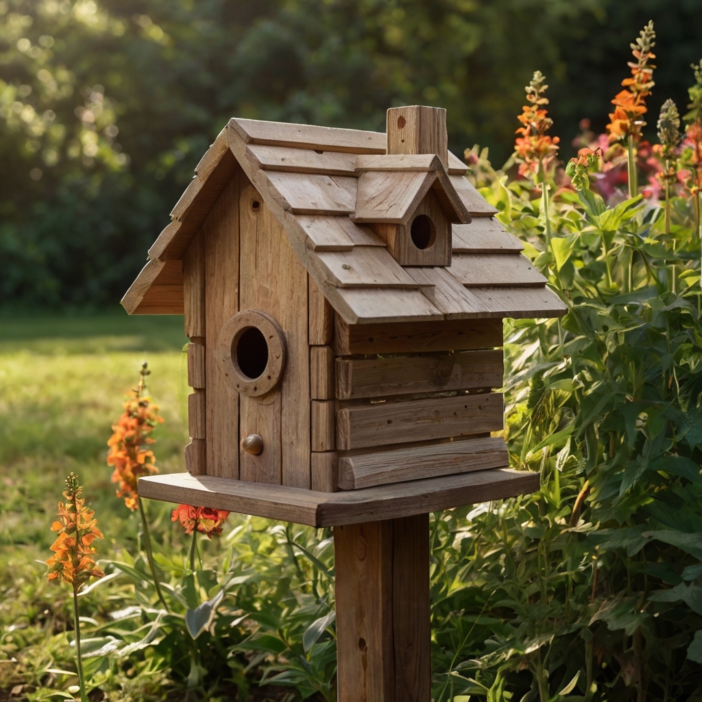 Bring rustic charm to your garden with farmhouse-style birdhouses, ideal for a cozy, country-inspired retreat. Let nature meet comfort in your outdoor space!