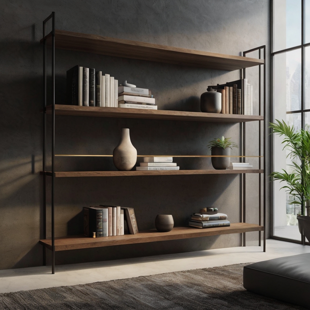 Achieve timeless elegance with minimalist bookshelves. Perfect for contemporary spaces, they showcase books and décor without overwhelming the room. Embrace sleek simplicity today!