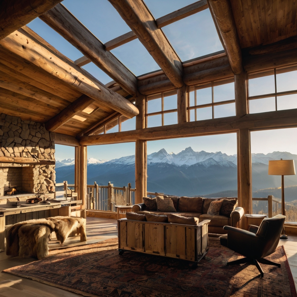 Elevate your getaway with a cabin perched on a mountain ridge. Experience awe-inspiring views and serene solitude.