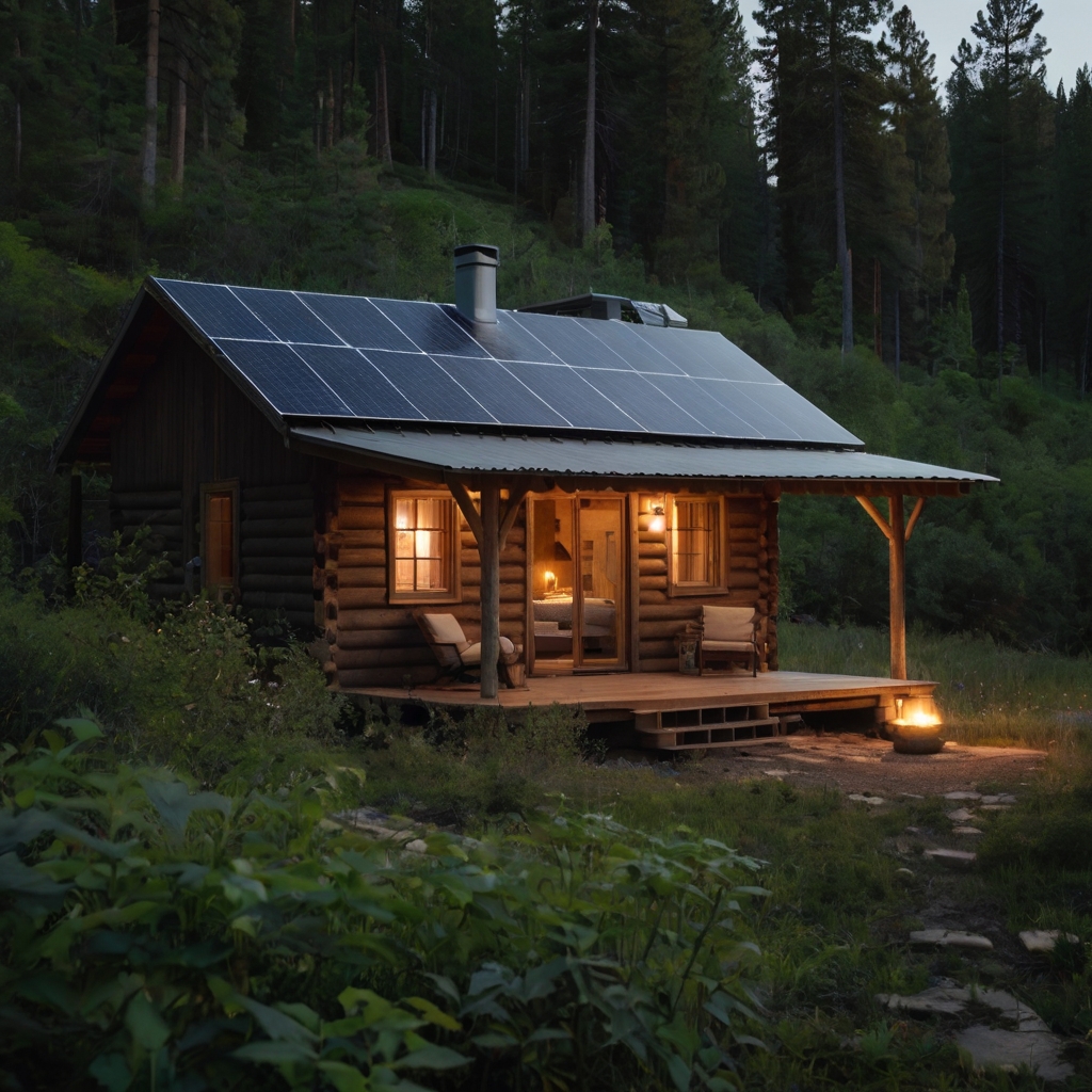 Embrace simplicity in an off-grid cabin surrounded by untouched wilderness. Disconnect from technology and reconnect with nature.