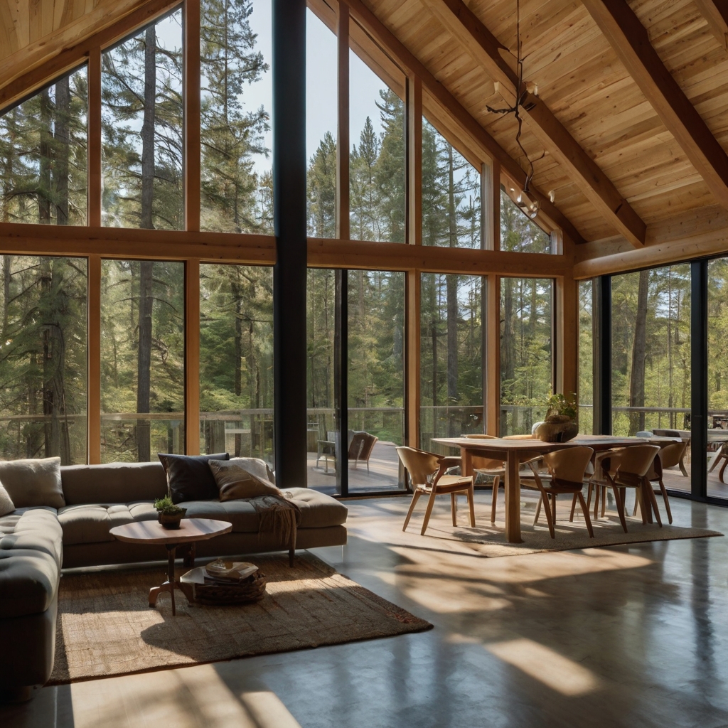 Enjoy the outdoors in an open-air cabin. Breathe in the fresh air while surrounded by nature in this open-concept retreat.