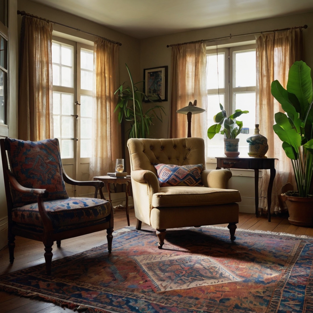 Travel-Inspired Rugs: Unique rugs collected from travels create personalized, meaningful decor.