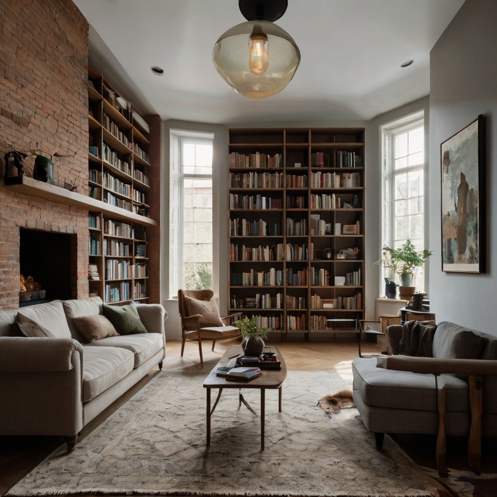 Add sophistication with towering vertical bookshelves, perfect for high ceilings. Elevate your décor and make your books a centerpiece!