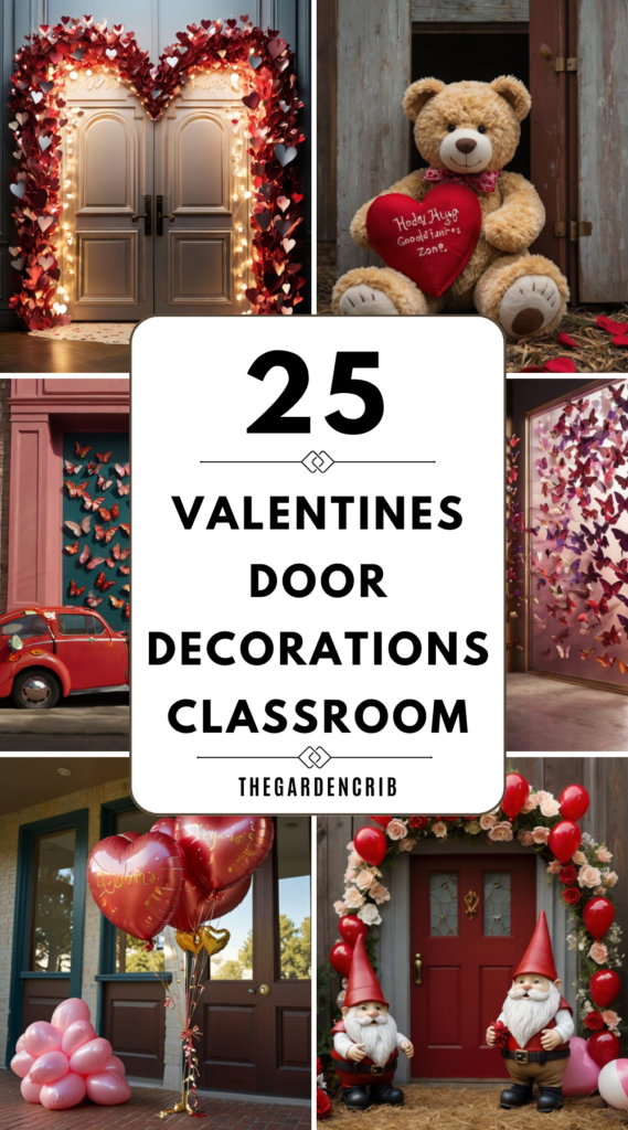Valentine’s door ideas with glowing hearts, magical themes, and dreamy lighting for a festive touch. Perfect for classrooms and home décor, spreading love and joy!