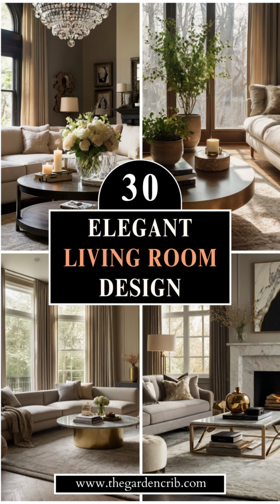 Stylish living room with velvet sofas, crystal chandeliers, and statement decor for a luxurious feel. Warm lighting, plush textiles, and elegant accents create a cozy yet sophisticated ambiance.