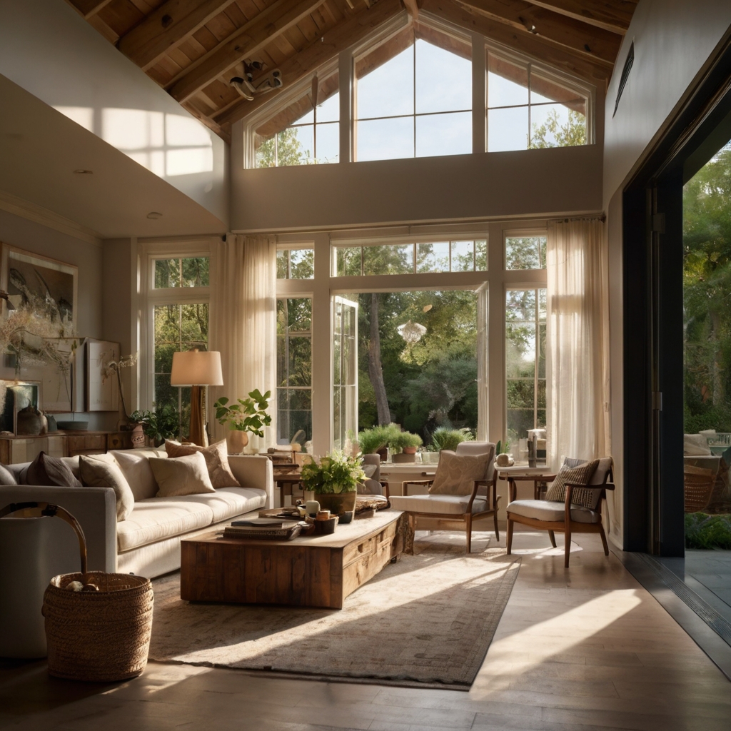 Golden sunlight warms a home filled with thoughtful touches. Every glow reveals care, emotion, and meaningful design.