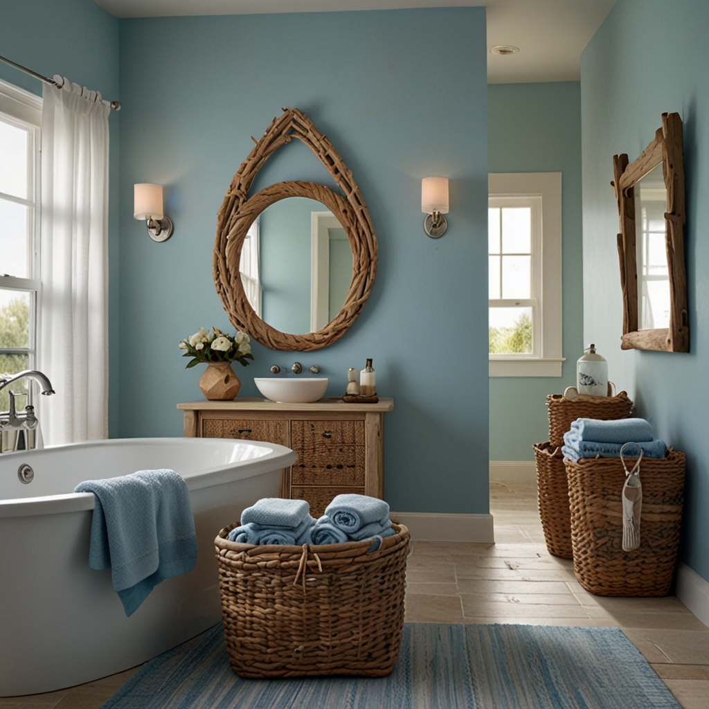 Coastal-Inspired Bathroom Designs for a Beachy Feel Bring the beach into your bathroom with coastal-inspired designs. Light blues, whites, and natural textures evoke relaxation.