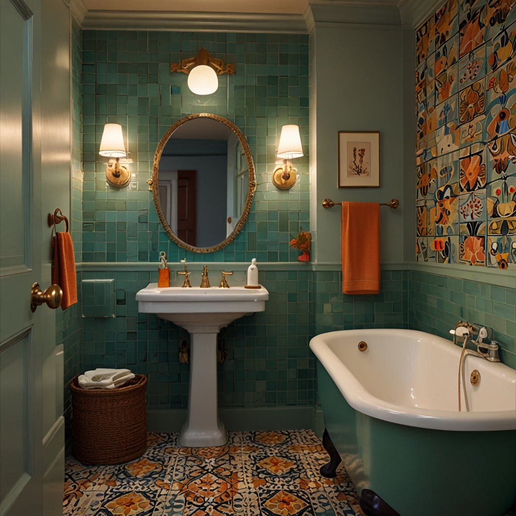 Retro Bathroom Ideas for Vintage Lovers Add vintage charm with retro bathroom designs. Bold tiles and colorful accents transport you back to a nostalgic time.