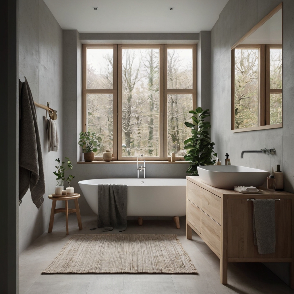 Scandinavian-Inspired Bathroom Ideas for Simplicity Embrace minimalist Scandinavian design in your bathroom. Soft textures and clean lines create a calm, functional space.